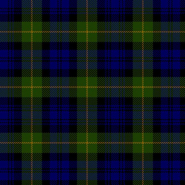 The Gordon sett as rendered by the Scottish Register of Tartans from the registered threadcount.